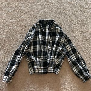 Black and white flannel